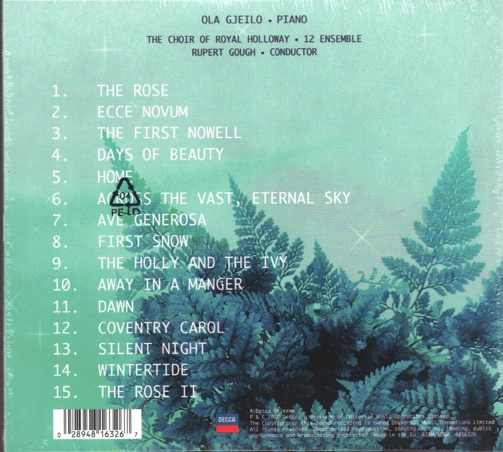 Ola Gjeilo - Winter Songs - Cd