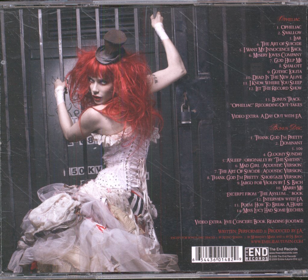 Emilie Autumn - Opheliac - The Deluxe Edition - Double Cd