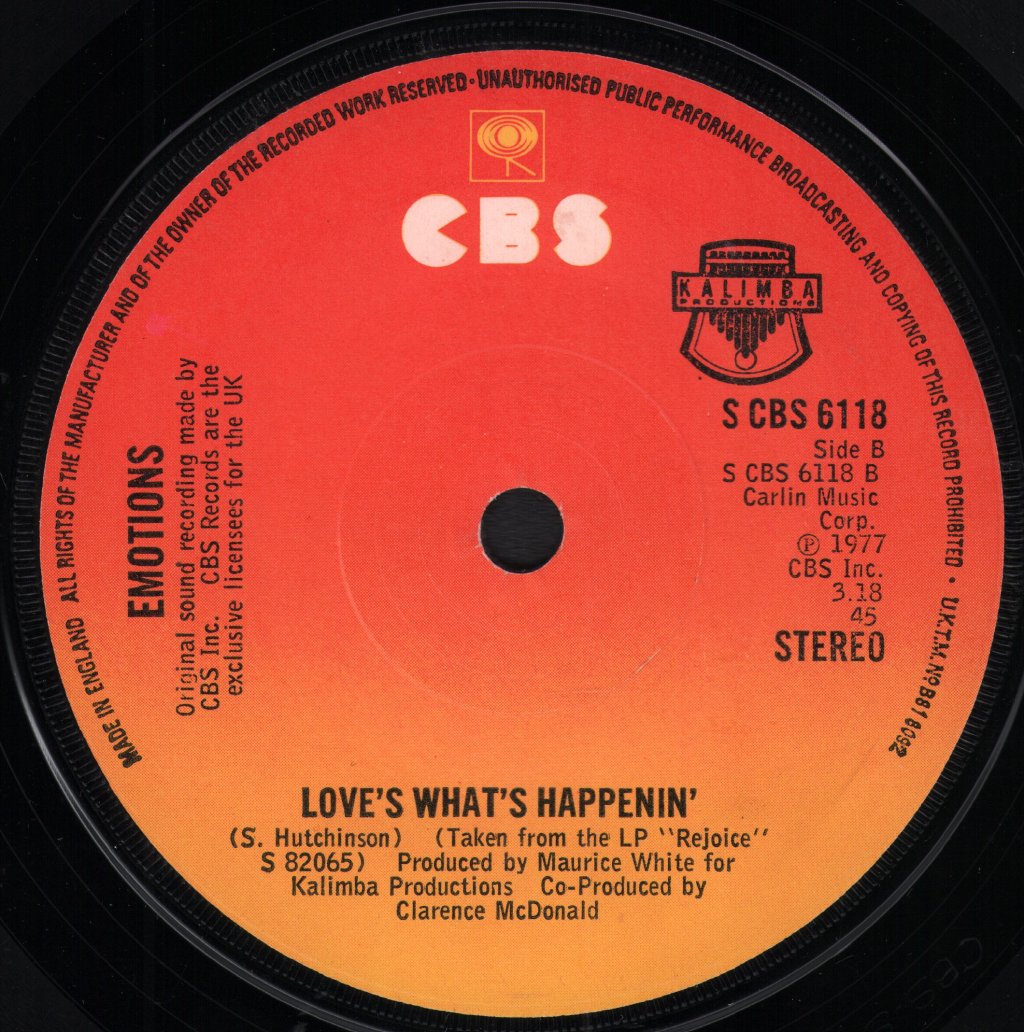 Emotions - A Long Way To Go - 7 Inch