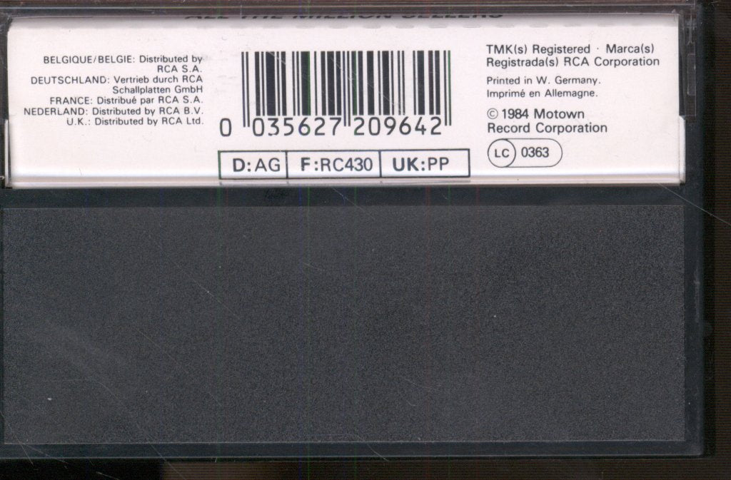 Temptations - All The Million Sellers - Cassette