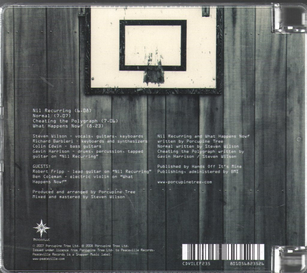 Porcupine Tree - Nil Recurring - Cd