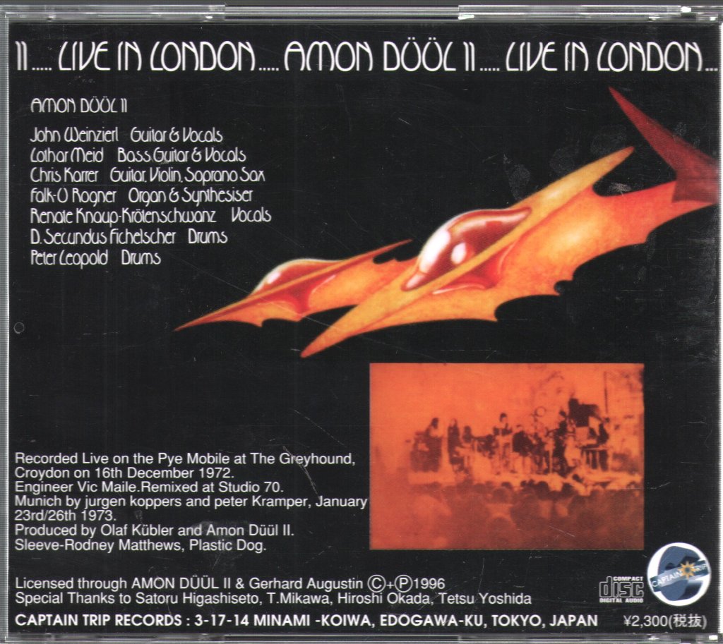Amon Düül II - Live In London - Cd