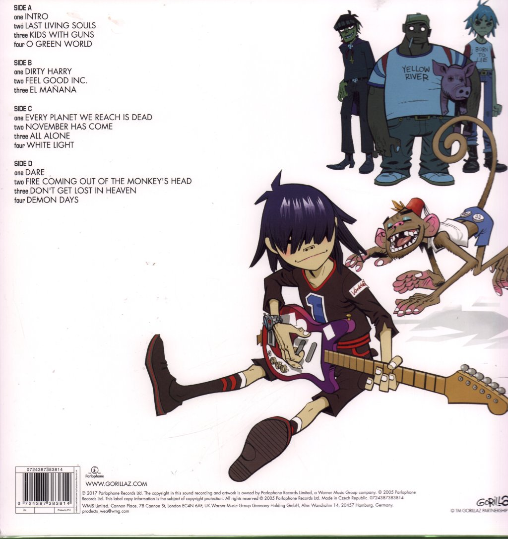 Gorillaz - Demon Days - Double Lp