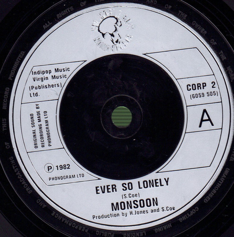 Monsoon (80'S Group) - Ever So Lonely - 7 Inch