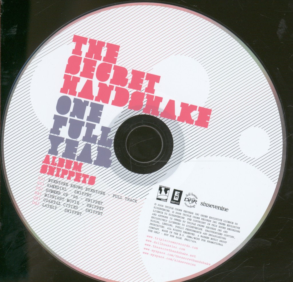 Secret Handshake - One Full Year - Album Sampler - Cd