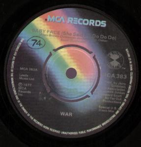 War - Baby Face - 7 Inch