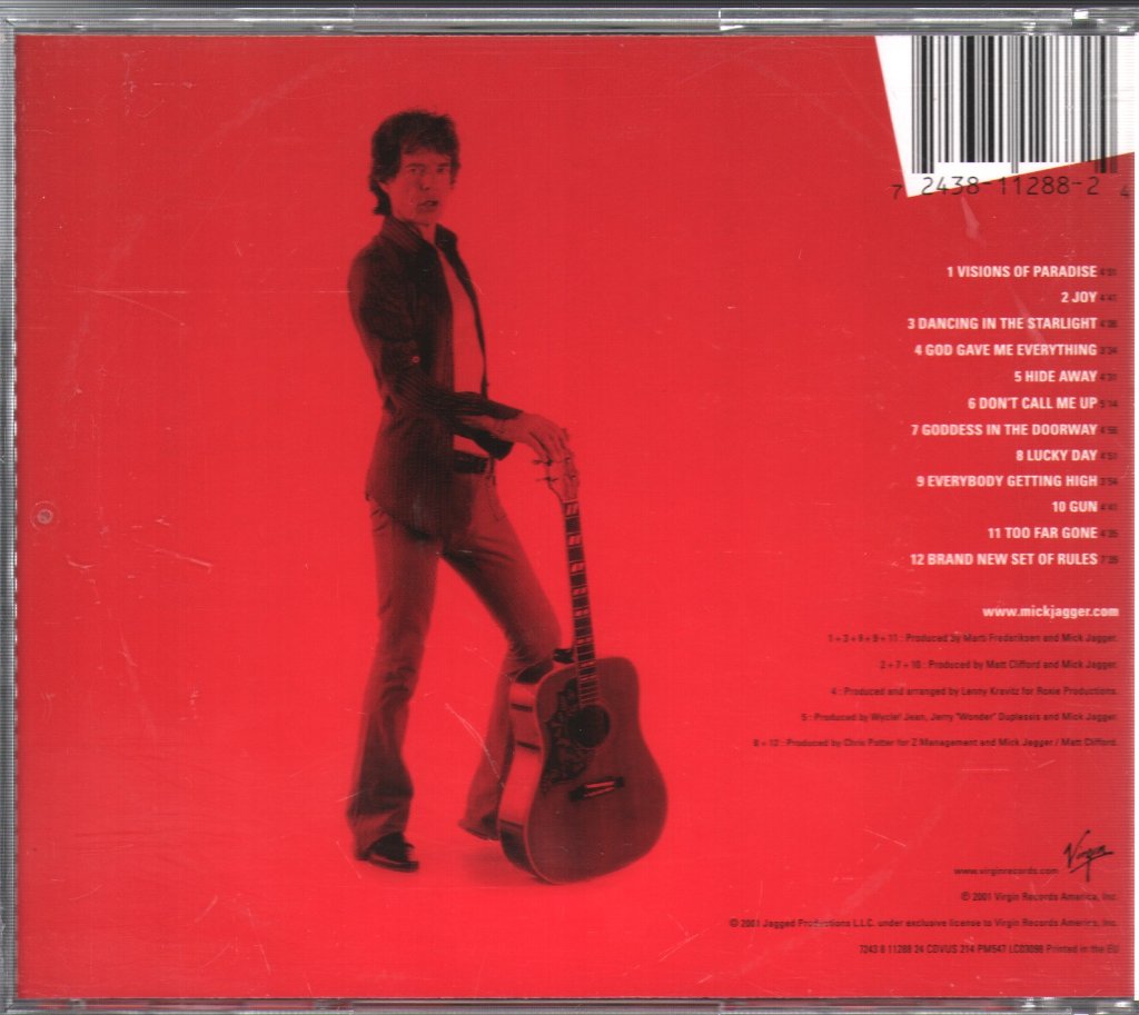 Mick Jagger - Goddessinthedoorway - Cd