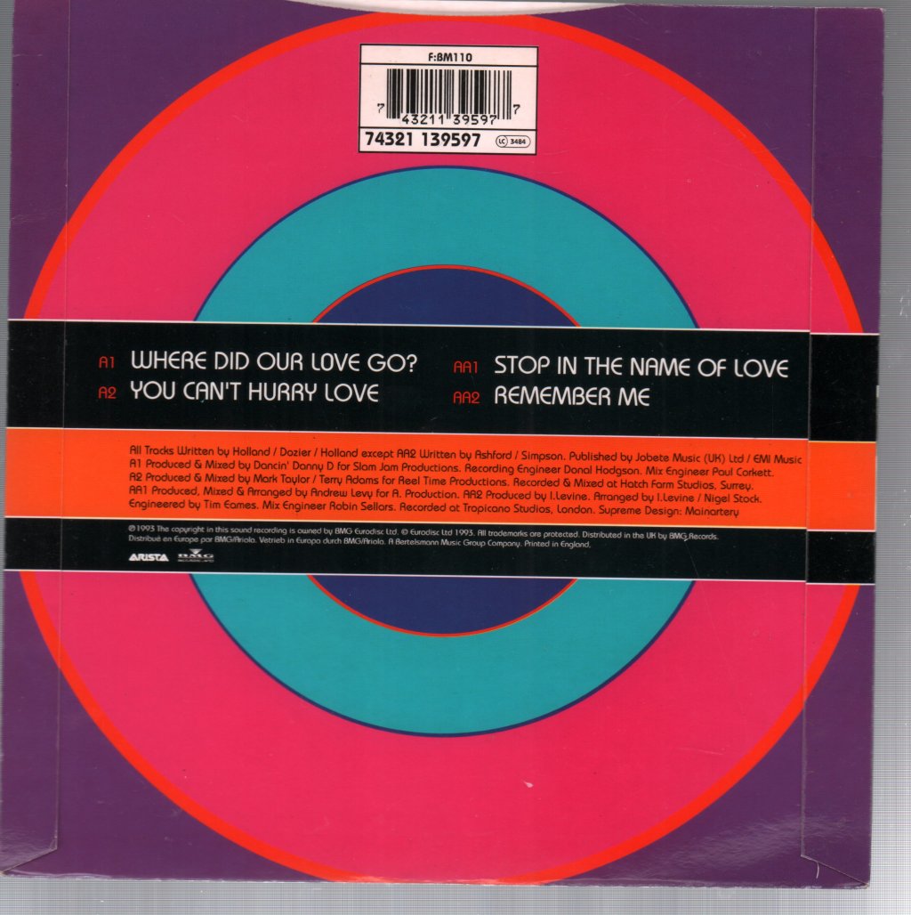 Sinitta - Supreme Ep - 7 Inch