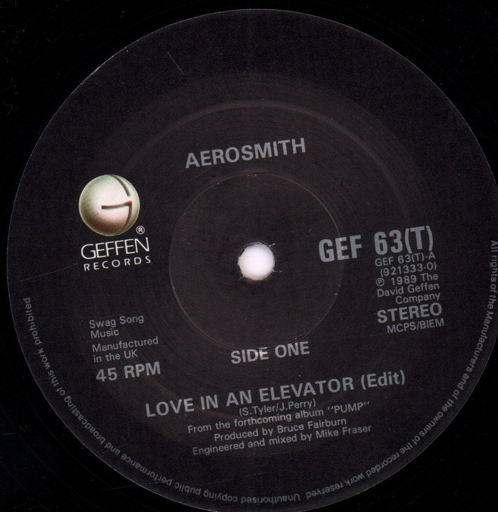 Aerosmith - Love In An Elevator - 12 Inch
