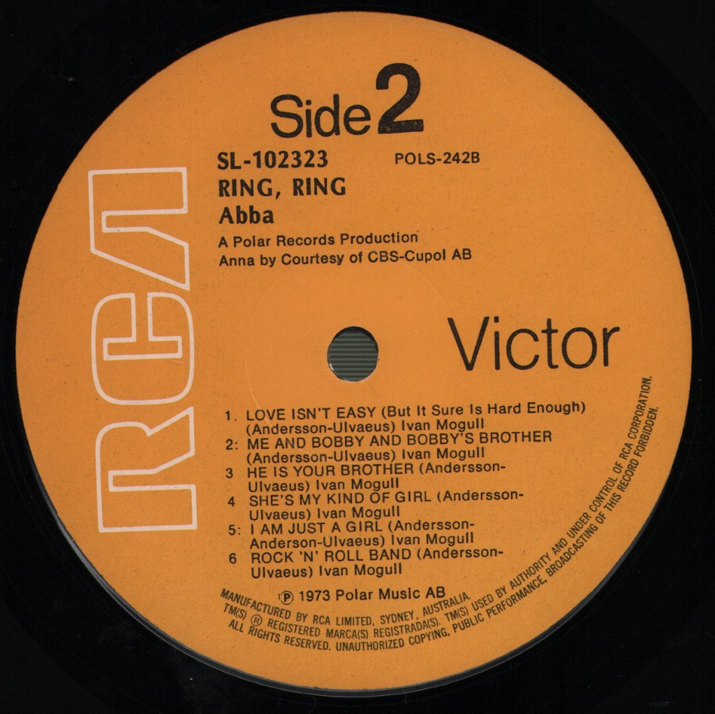 ABBA - Ring Ring - Lp