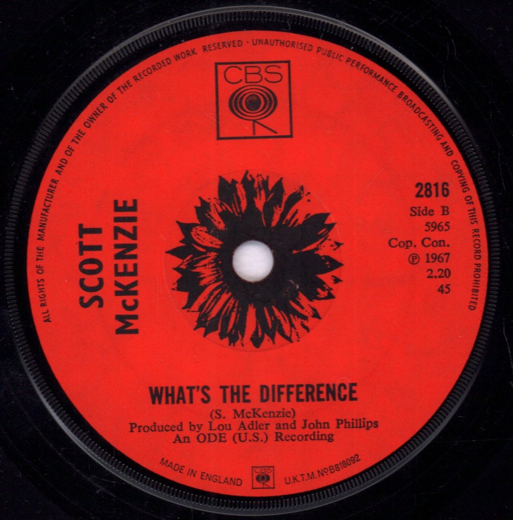 Scott McKenzie - San Francisco - 7 Inch