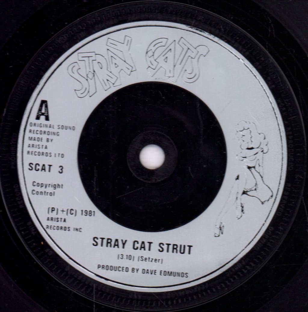 Stray Cats - Stray Cat Strut - 7 Inch