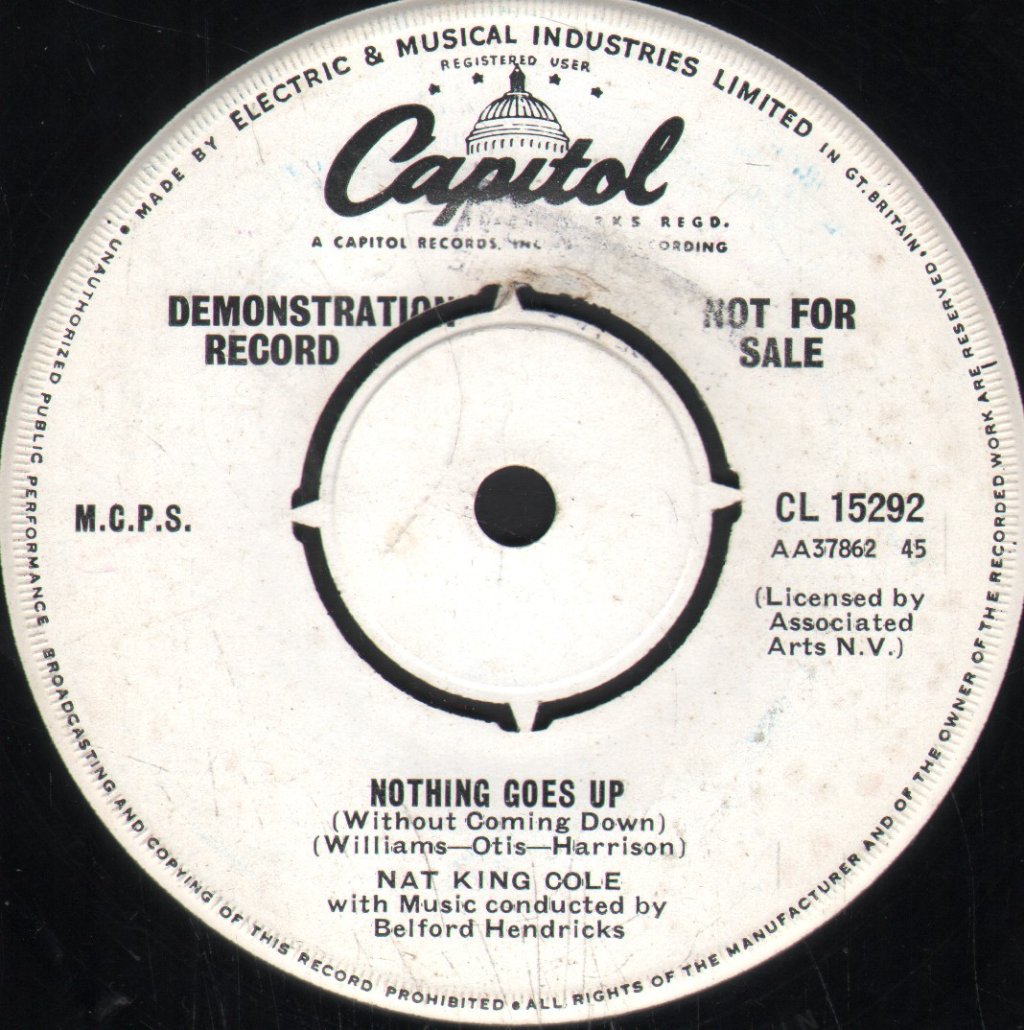 Nat King Cole - All Over The World - 7 Inch