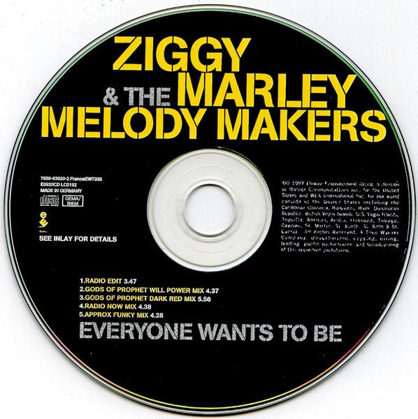 Ziggy Marley And The Melody Makers - Everyone Wants To Be - Cd