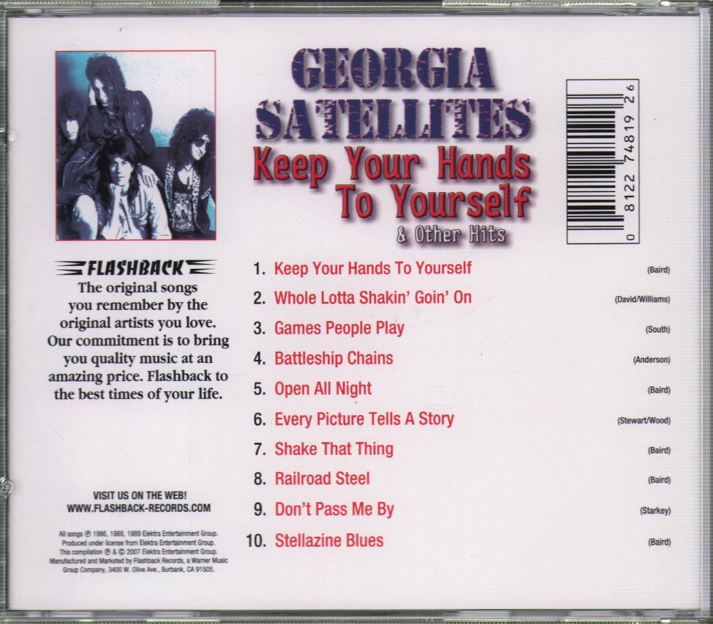 Georgia Satellites - Keep Your Hands To Yourself & Other Hits - Cd