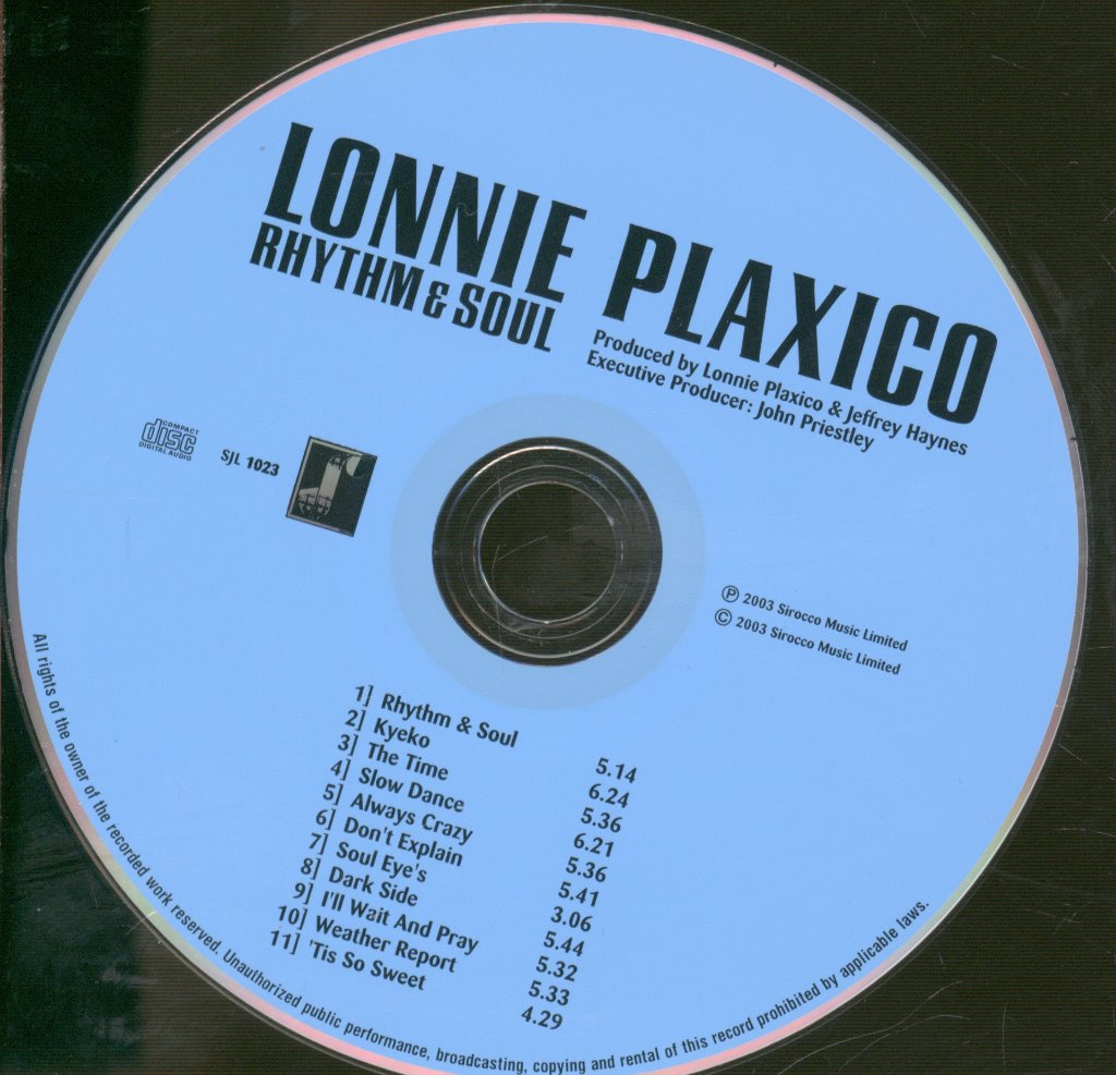 Lonnie Plaxico - Rhythm & Soul - Cd