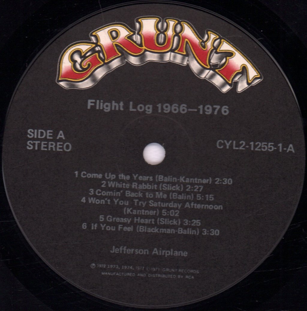 Jefferson Airplane - Flight Log - Double Lp