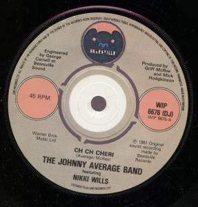 Johnny Average Band - Ch Ch Cheri - 7 Inch