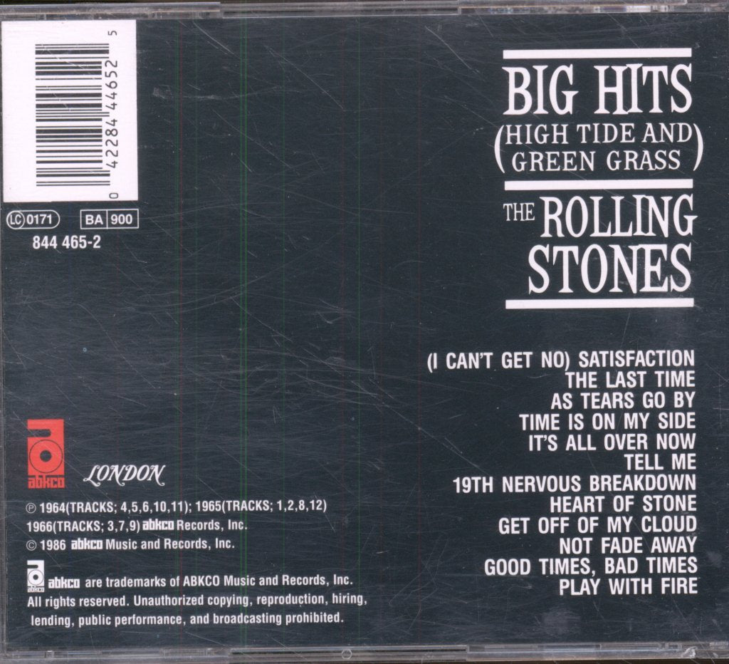 Rolling Stones - Big Hits (High Tide And Green Grass) - Cd