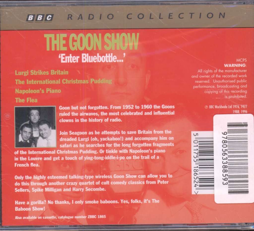 Goons - Goon Show: "Enter Bluebottle..." - Double Cd