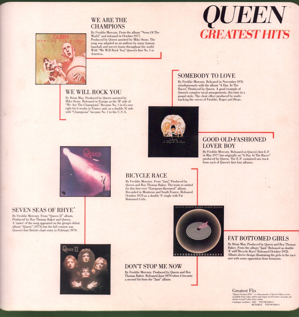 Queen - Greatest Hits - Lp