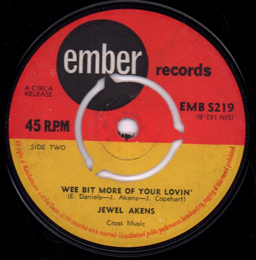 Jewel Akens - Dancing Jenny - 7 Inch