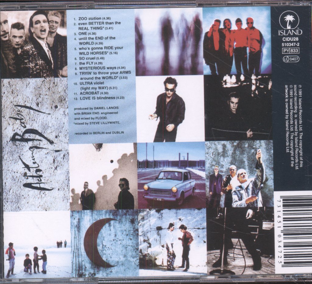 U2 - Achtung Baby - Cd