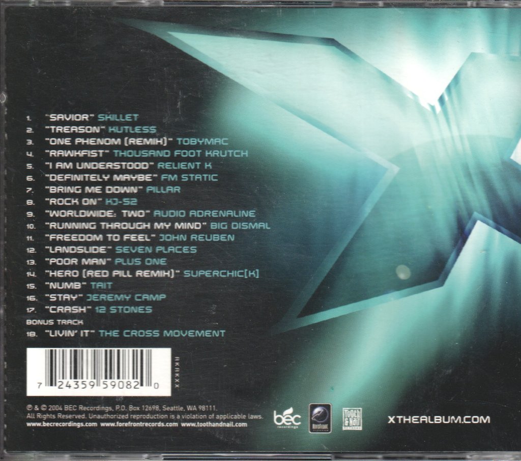 Various Artists - X 2004 - 17 Christian Rock Hits - Cd