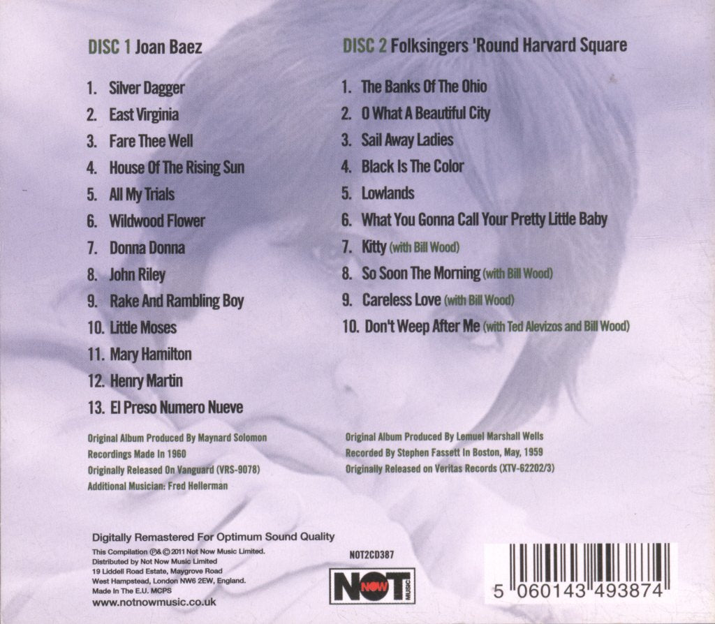 Joan Baez - Songbird - Double Cd