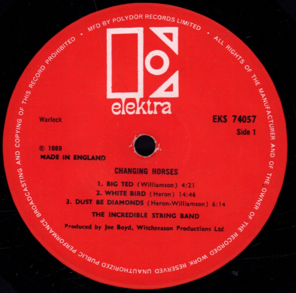 Incredible String Band - Changing Horses - Lp