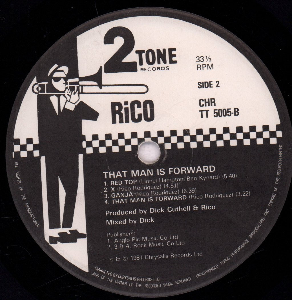 Rico (Ska Artist) - That Man Is Forward - Lp