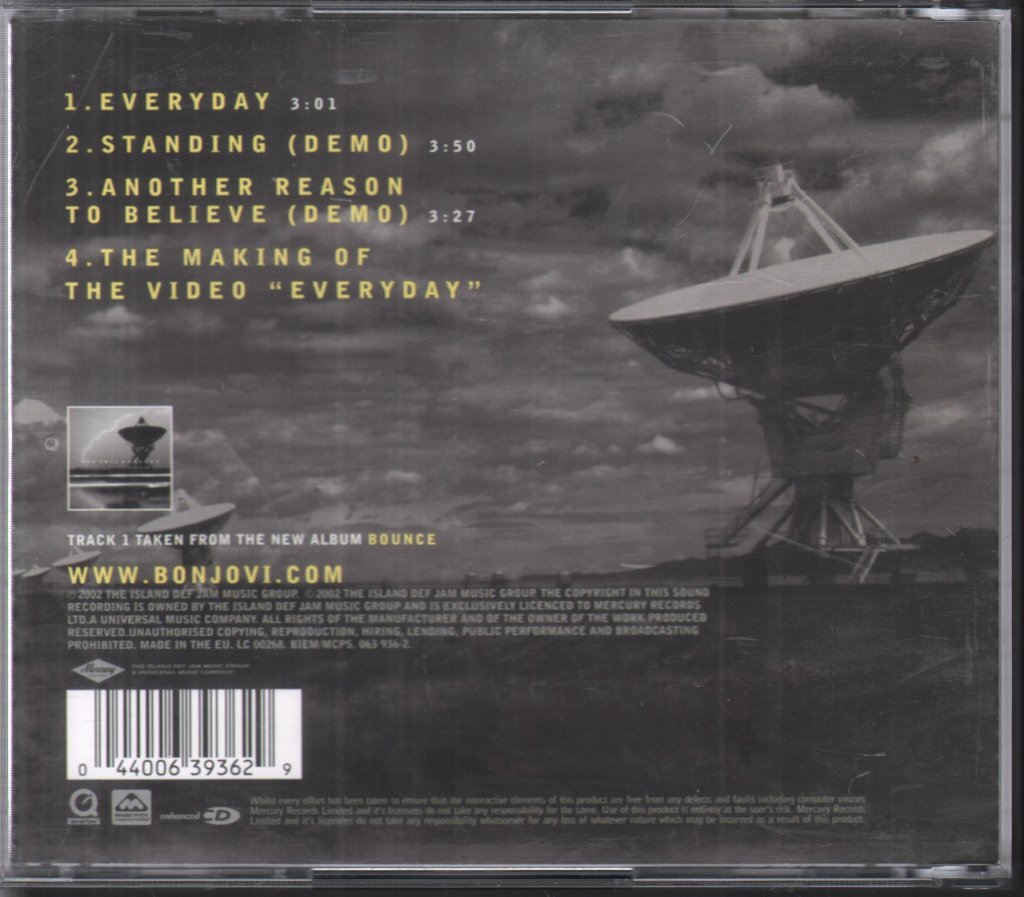 Bon Jovi - Everyday - Cd