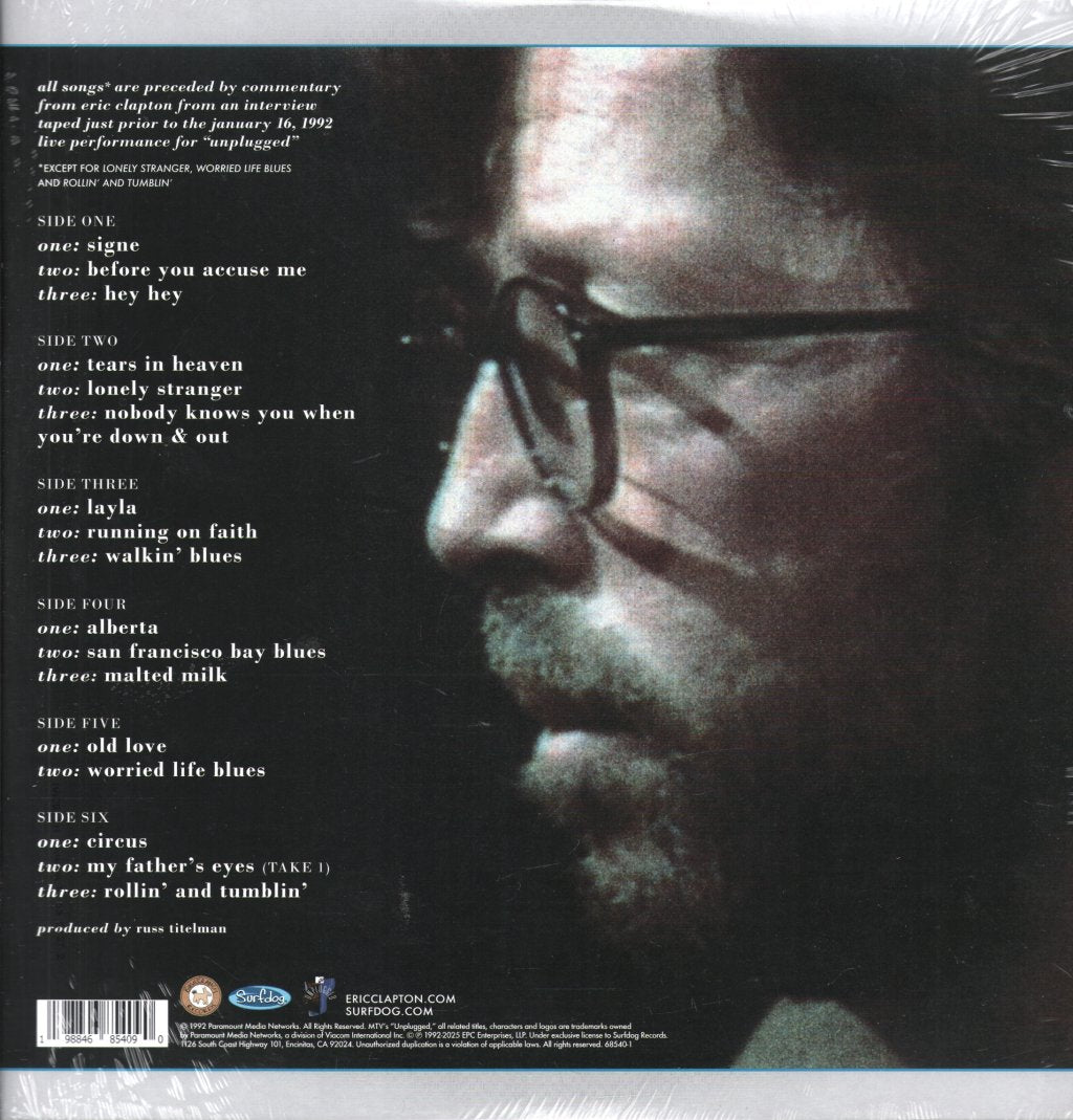 Eric Clapton - Unplugged: Enhanced Edition - Triple Lp