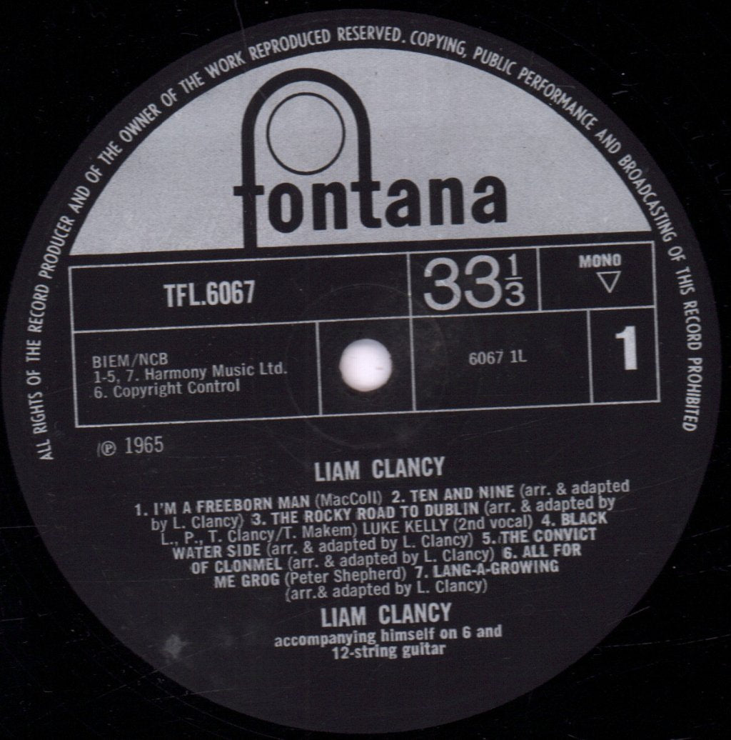 Liam Clancy - Liam Clancy - Lp