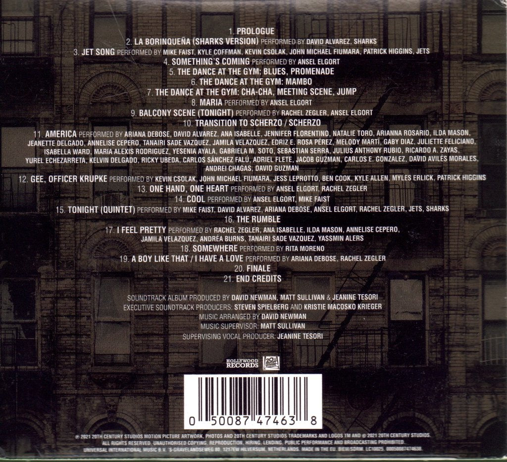 Leonard Bernstein - West Side Story (Original Motion Picture Soundtrack) - Cd