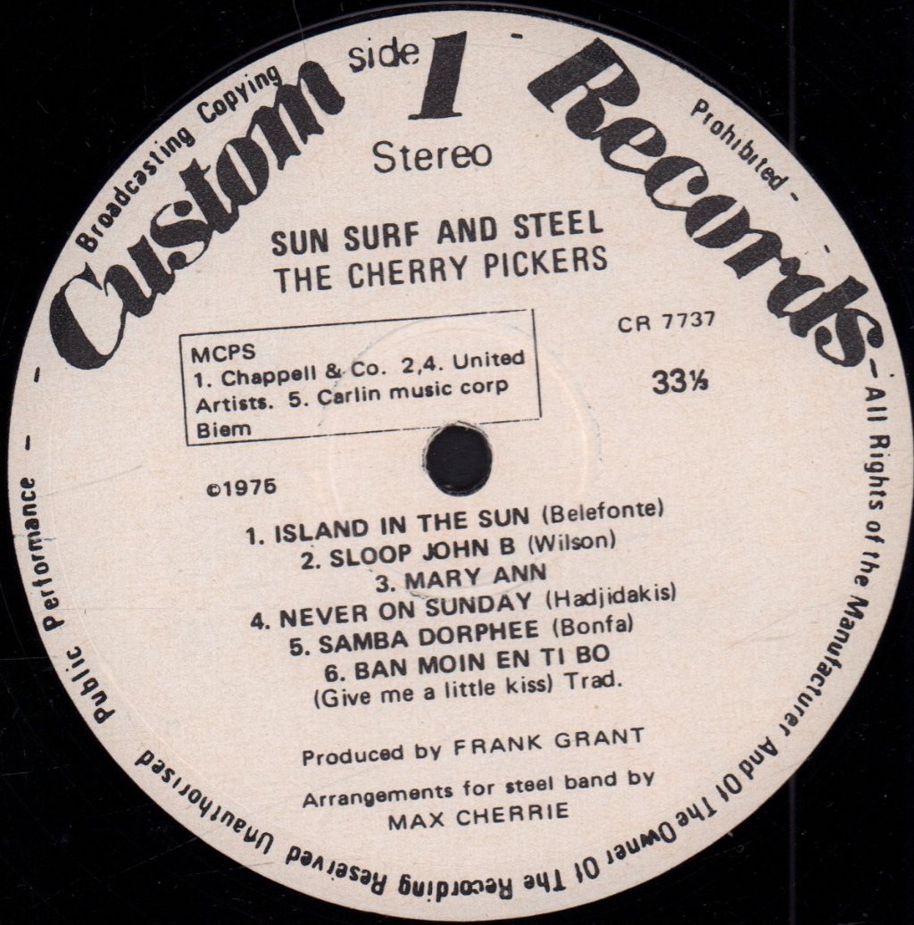 Cherry Pickers - Sun Surf And Steel - Lp