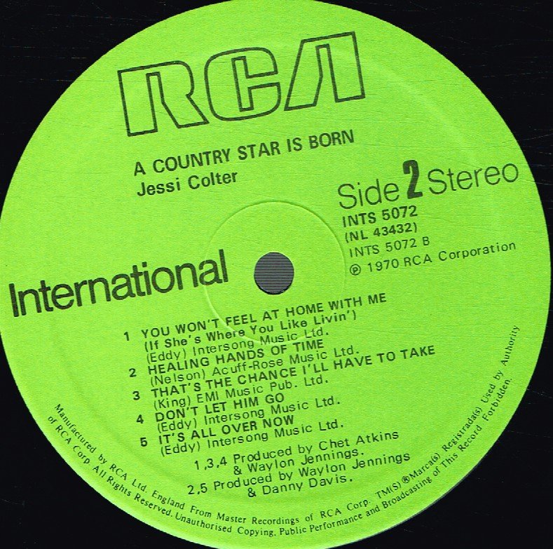 Jessi Colter - A Country Star Is Born - Lp