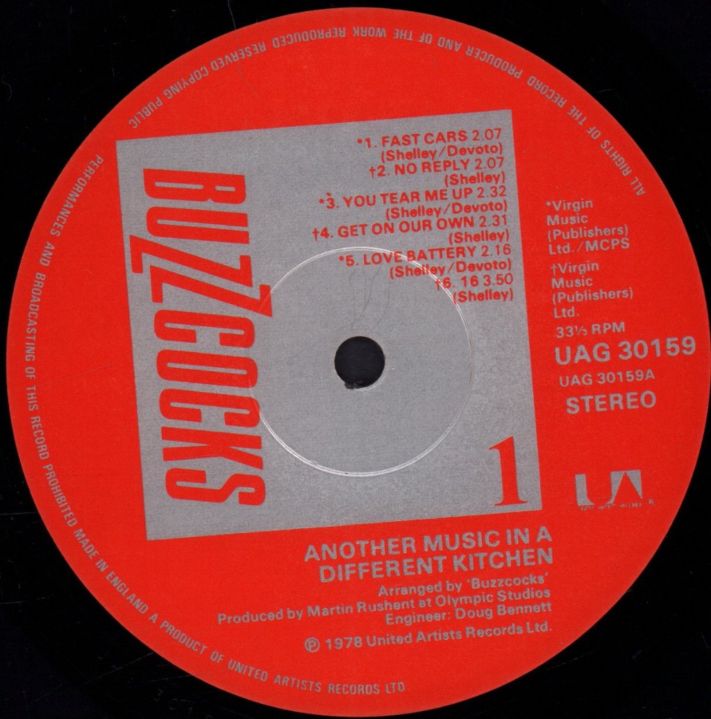 Buzzcocks - Another Music In A Different Kitchen - Lp