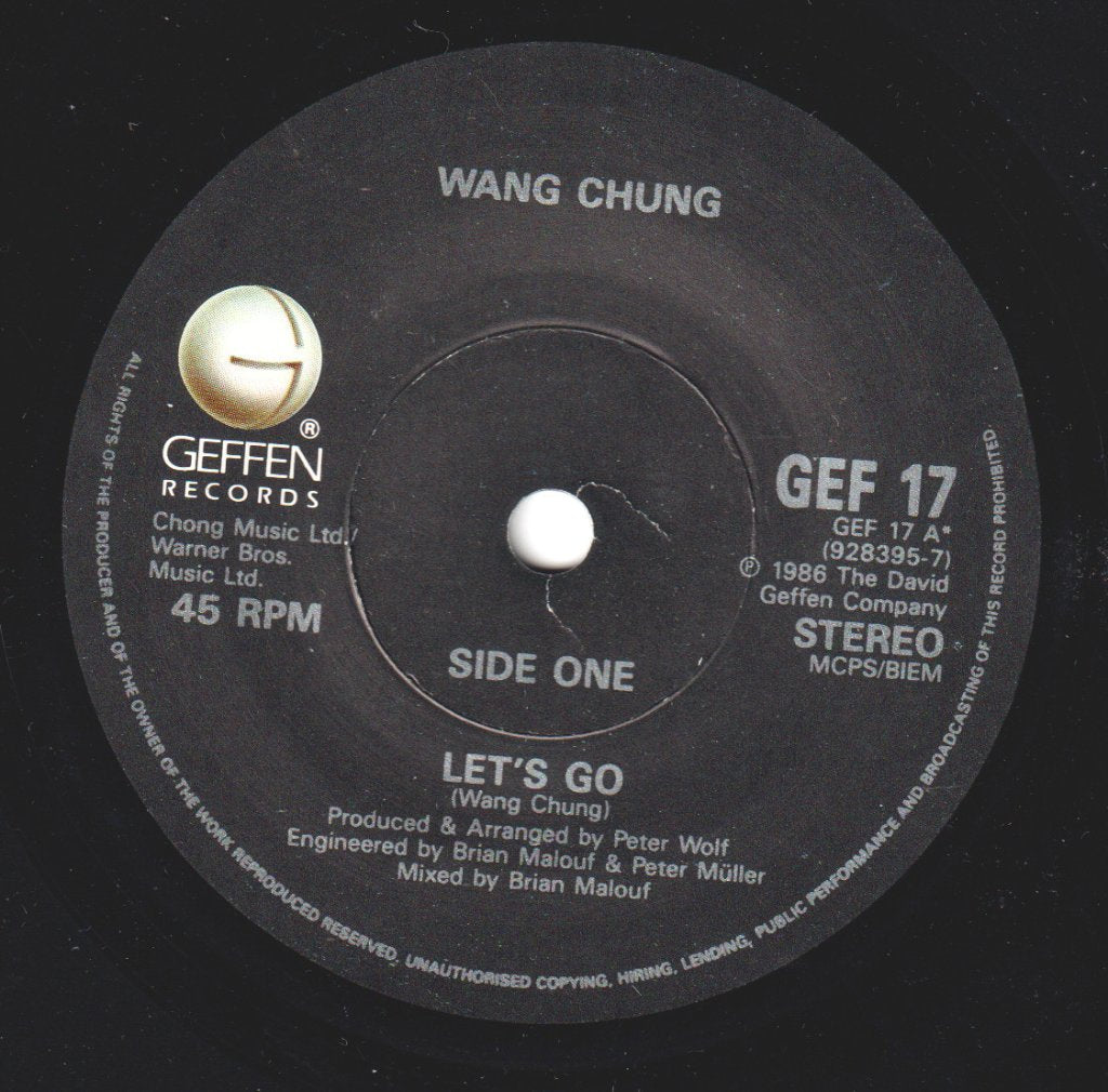 Wang Chung - Let's Go - 7 Inch