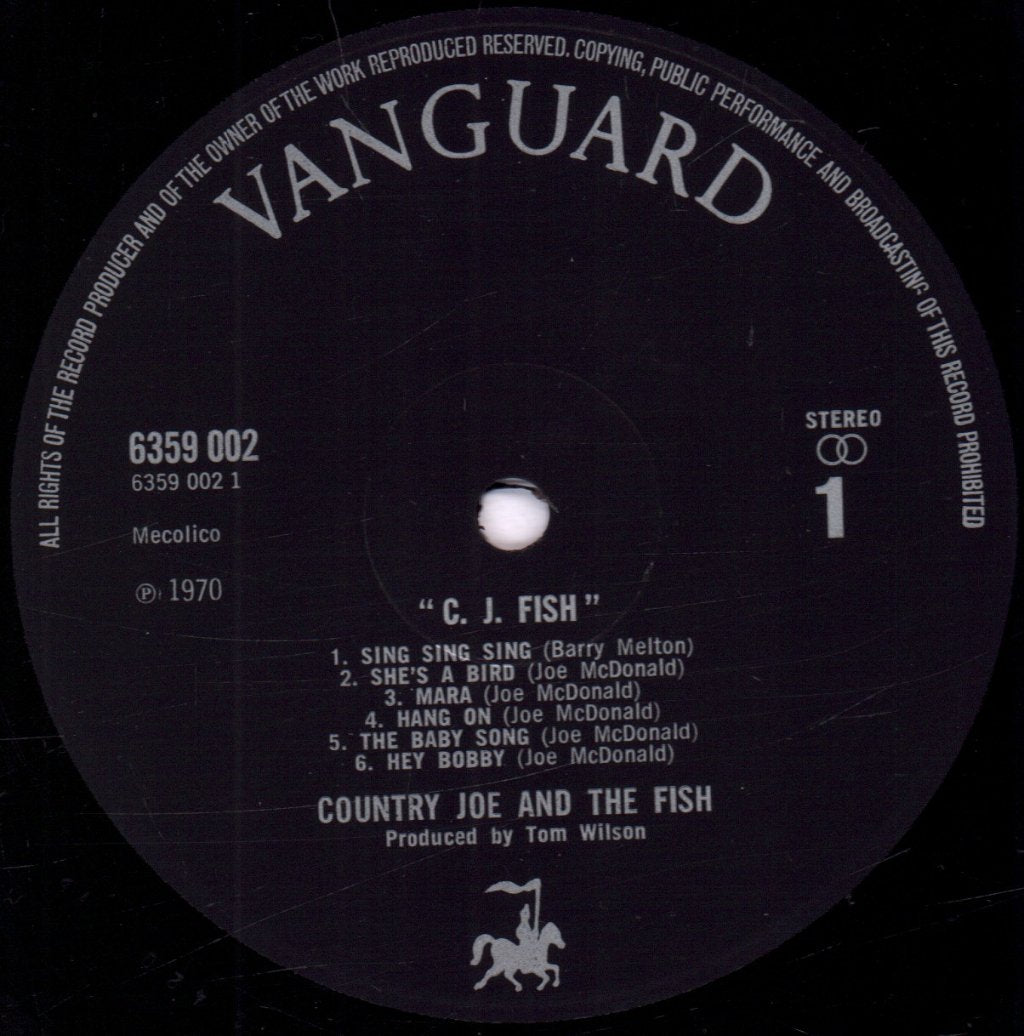 Country Joe And The Fish - C.j.fish - Lp