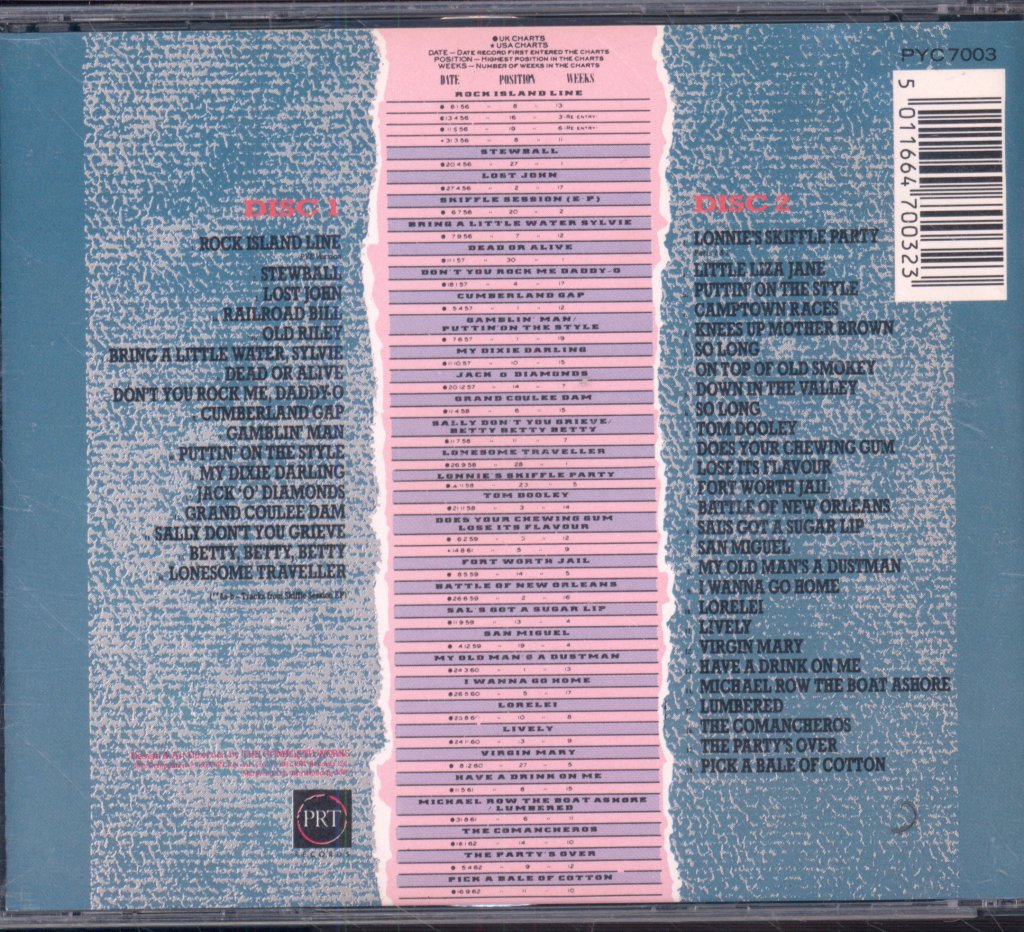 Lonnie Donegan - Hit Singles Collection - Cd Set