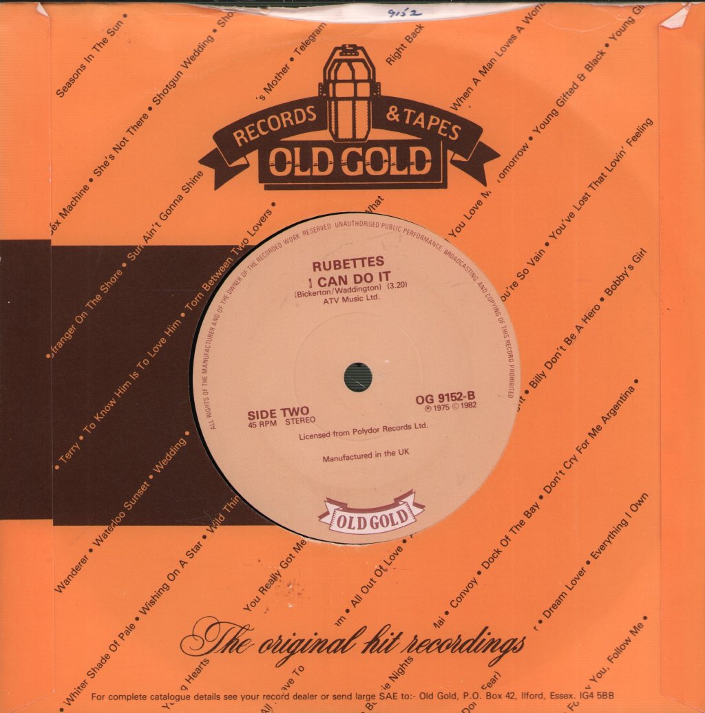 Rubettes - Sugar Baby Love - 7 Inch