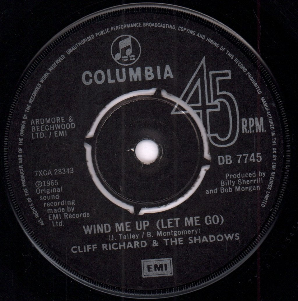 Cliff Richard - Wind Me Up - 7 Inch