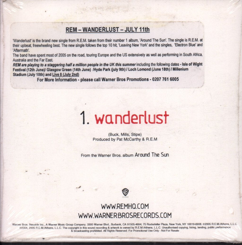 REM - Wanderlust - Cdr