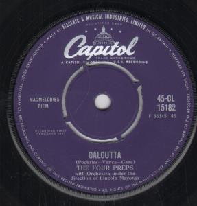 Four Preps - Calcutta - 7 Inch