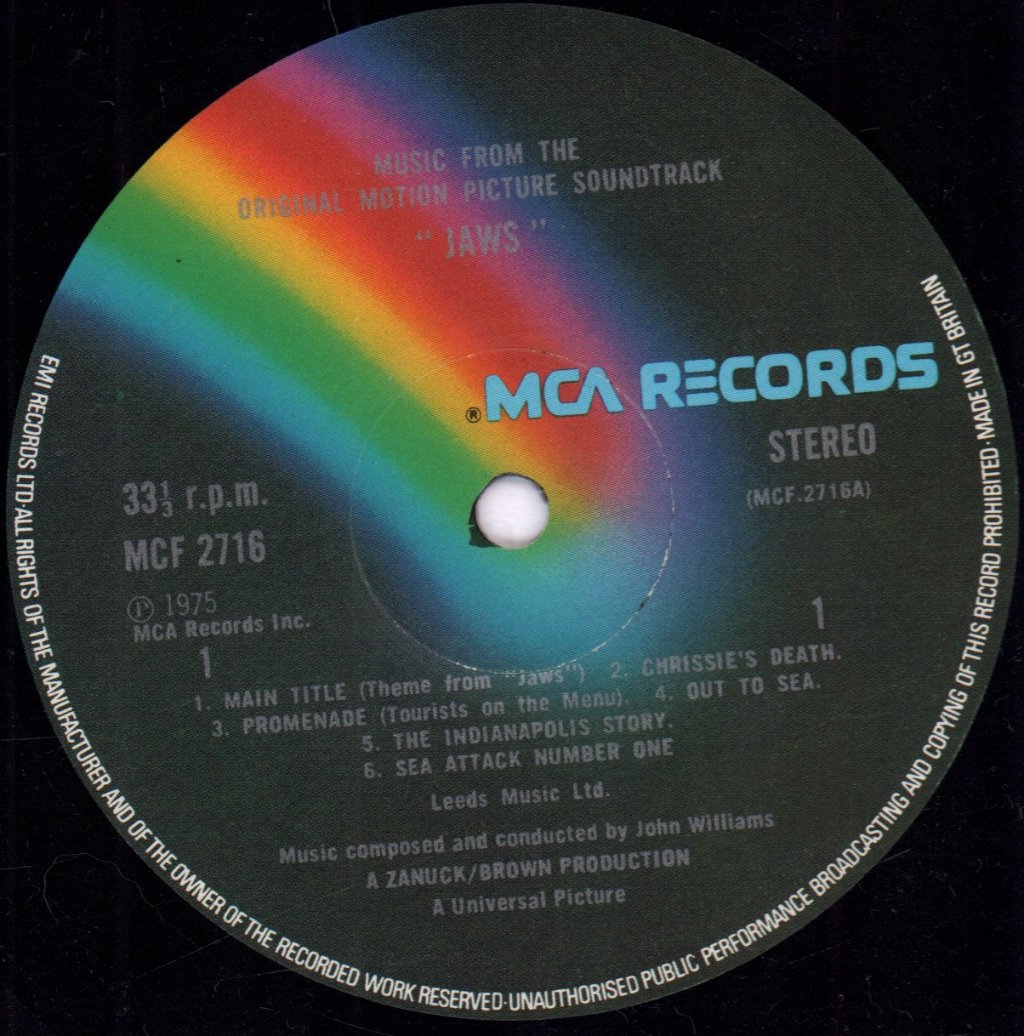 John Williams (Soundtracks) - Jaws - Lp