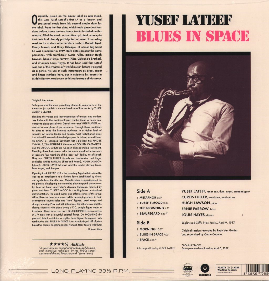Yusef Lateef - Blues In Space - Lp