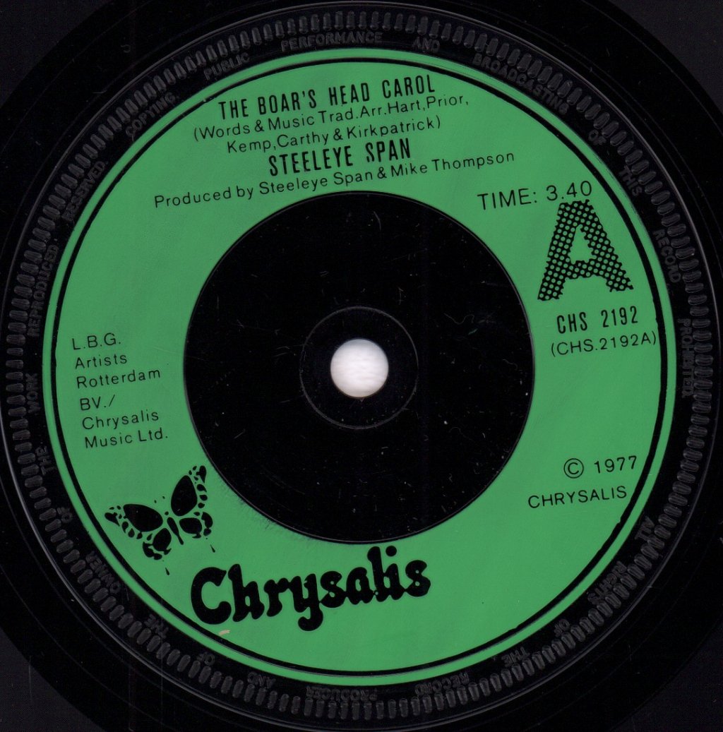 Steeleye Span - Boar's Head Carol - 7 Inch