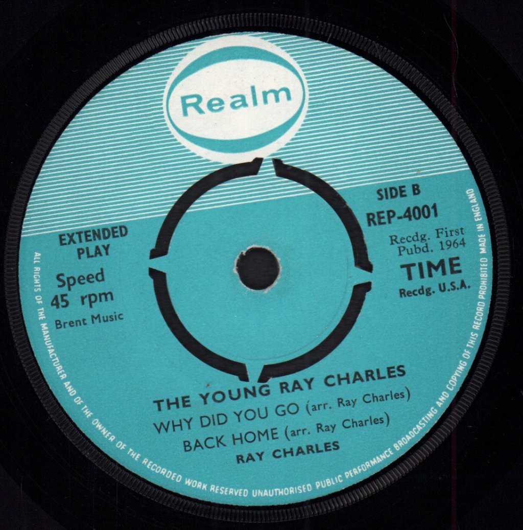 Ray Charles - Young Ray Charles - 7 Inch