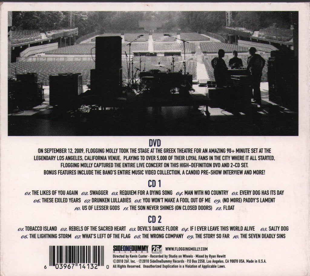 Flogging Molly - Live At The Greek Theatre - Cd Set